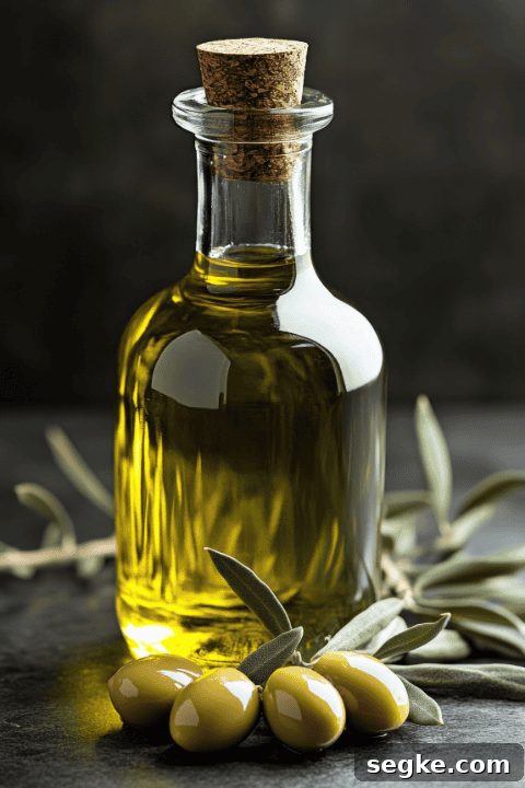 A bottle of oil