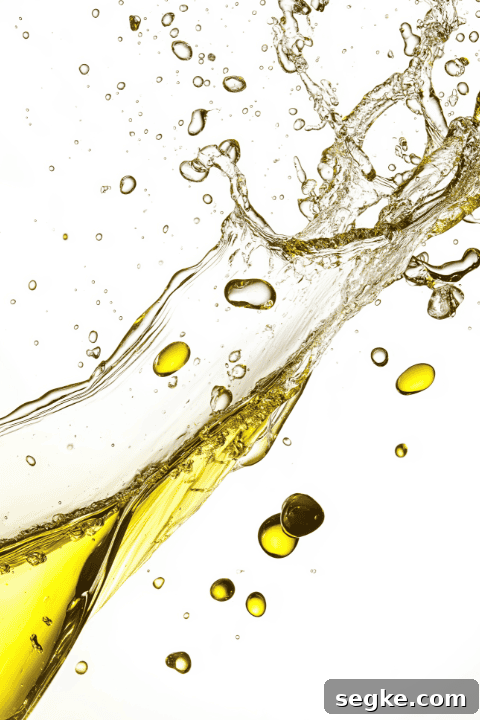 Oil splashing