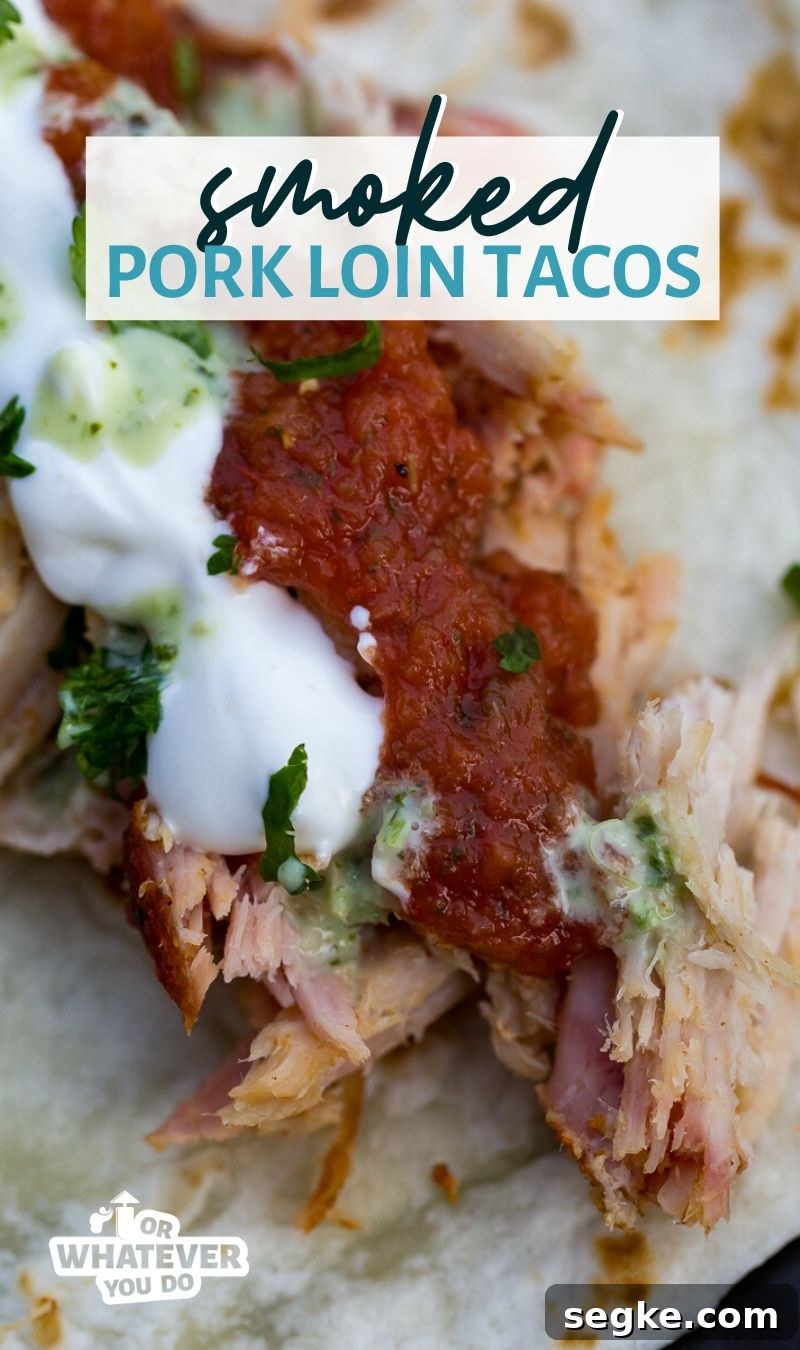 How to Make Smoked Pork Loin Tacos 2 Smoked Pork Loin Tacos