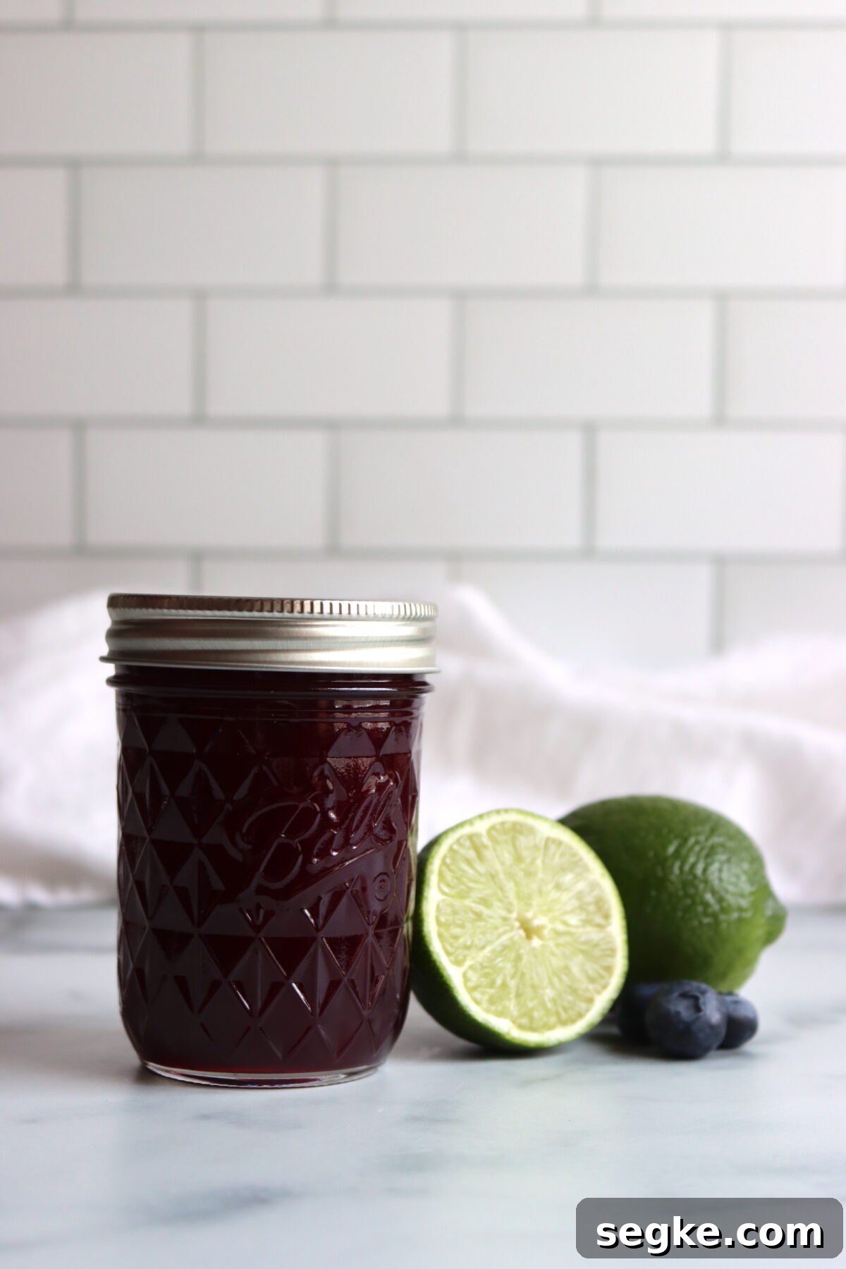 Homemade Blueberry Lime Jelly: Fresh Citrus Preserves 3 Blueberry Lime Jelly