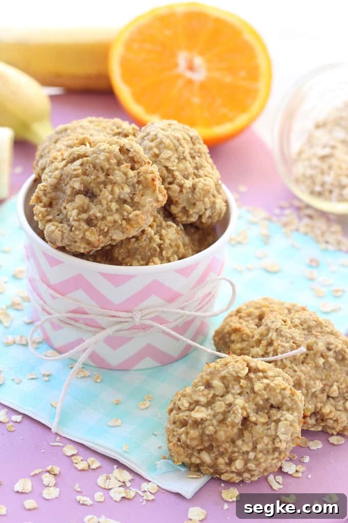 Banana and Orange Oat Bites: Toddler Snack Recipe 3 banana & orange oat toddler bites