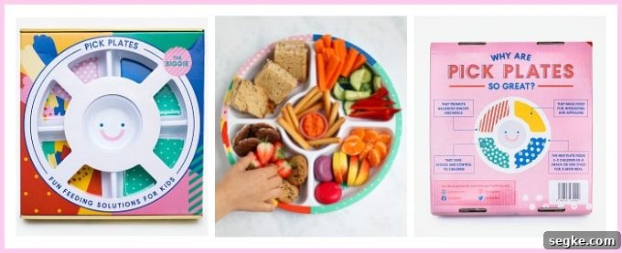 Banana and Orange Oat Bites: Toddler Snack Recipe 6 Pick Plates Divided Plates For Kids