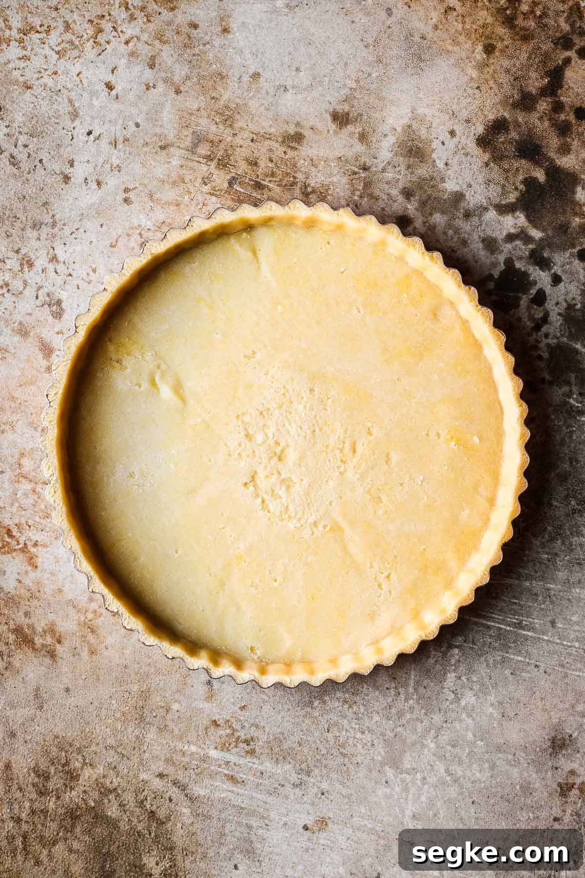 Nutella Crostata: Italian Hazelnut Chocolate Tart Recipe 11 An unbaked pasta frolla tart shell