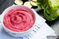 Creamy Roasted Beetroot Hummus Recipe
