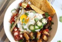 Southwestern Breakfast Bowls with Spiced Eggs and Black Beans