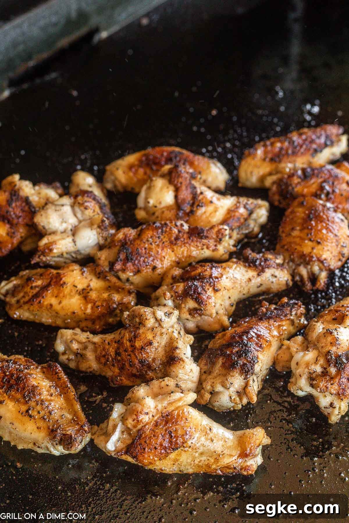 Cooking Chicken Wings on the Blackstone